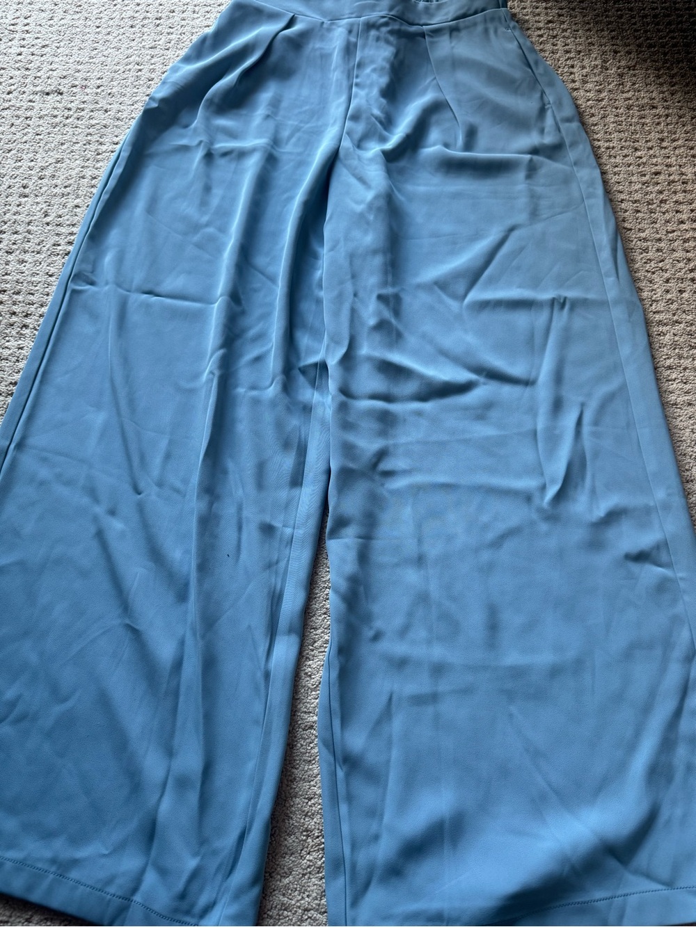 Halara Wide-Leg High-Waist Pants in Sky Blue